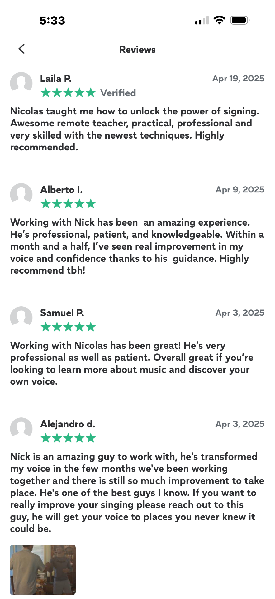 Student testimonial 4