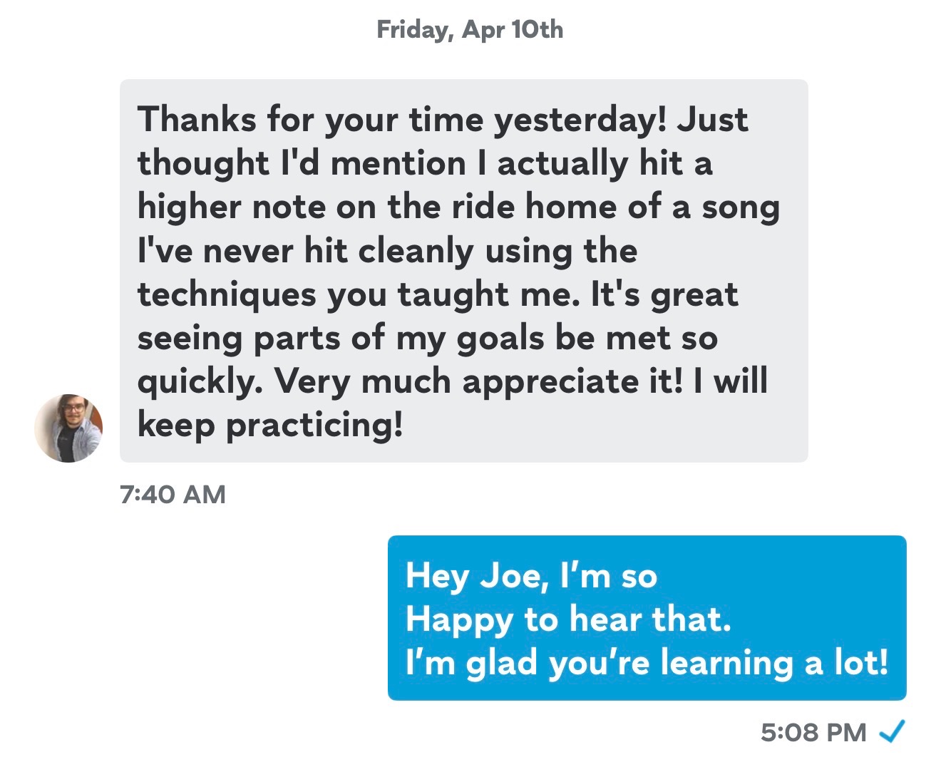 Student testimonial 11